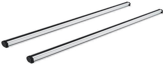 Cruz Car Roof Bars Aluminum Alu Cargo AF 118cm Universal Set with Roof Rack Legs Silver