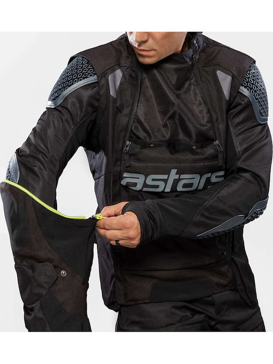 Alpinestars Halo Χειμερινό Ανδρικό Μπουφάν Μηχανής Αδιάβροχο Black/Black
