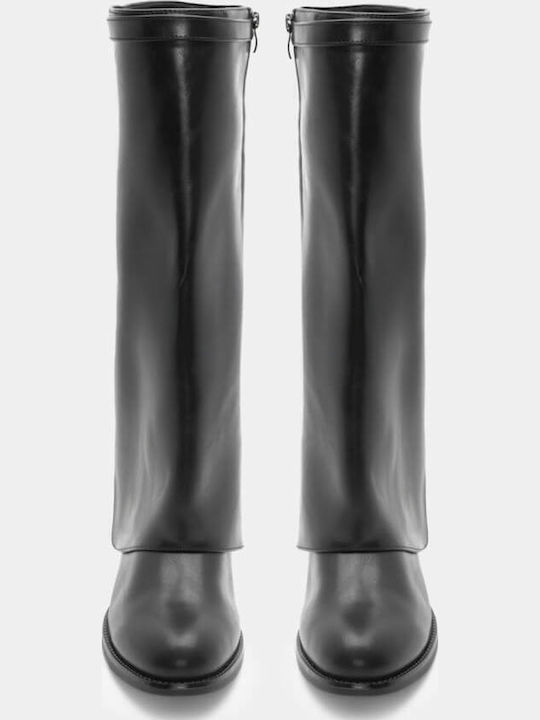 Wildleder Damenstiefel Schwarz