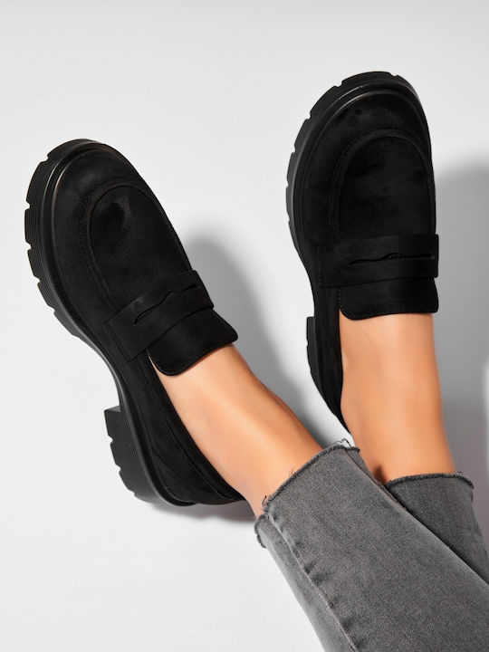 Seena Damen Loafers in Schwarz Farbe