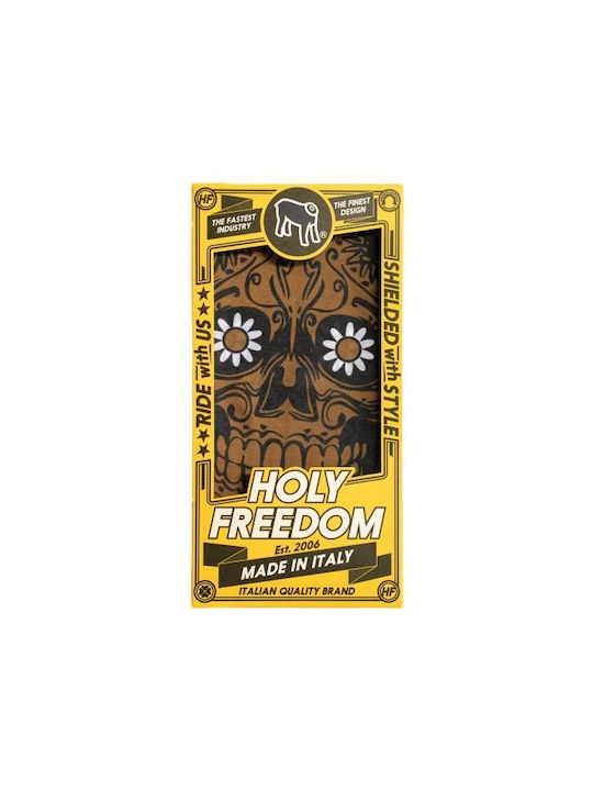 Holy Freedom Περιλαίμιο Αναβάτη Μοτοσυκλέτας Καφέ Χρώμα