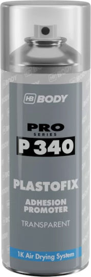 HB Body Plastofix 340 Σπρέι Αστάρι για Πλαστικά Αυτοκινήτου Διάφανο 400ml
