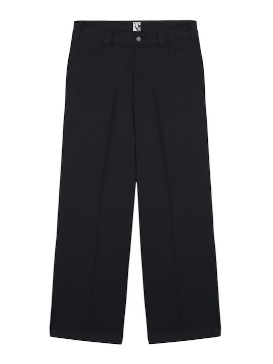 Παντελόνι σε Relaxed Εφαρμογή Black
