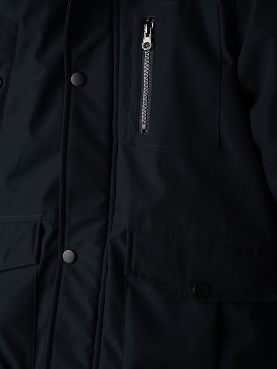 Kids' Parka with Lining & Hood Black