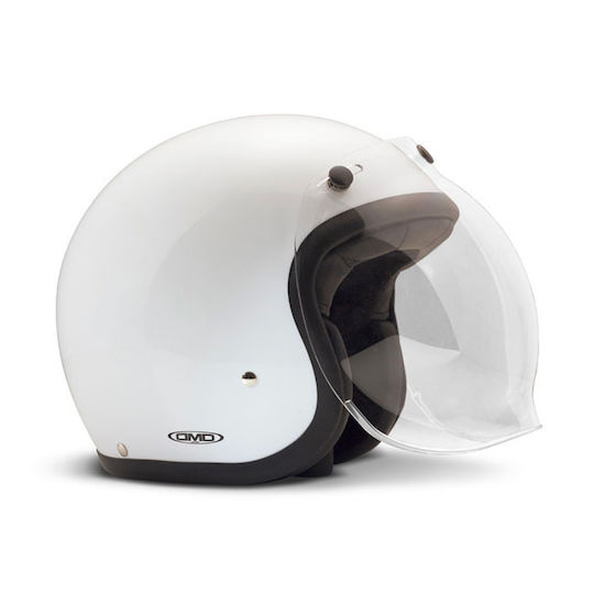 Vizier Mare Cască Retro Transparent Dmd