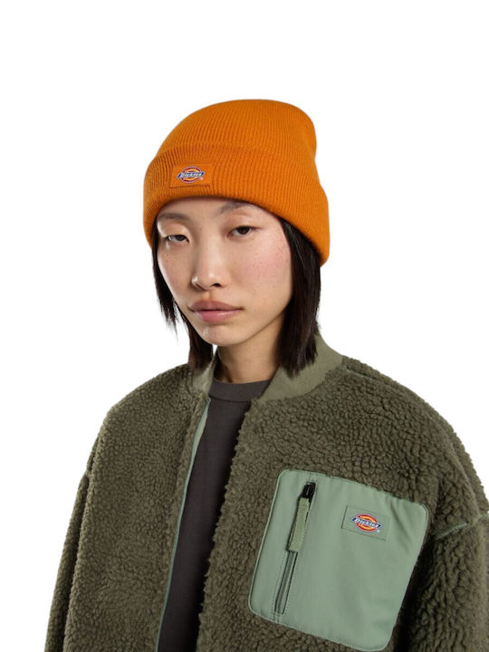 Gibsland Beanie Ανδρικός Σκούφος Πλεκτός σε Πορτοκαλί χρώμα