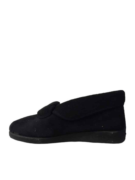 Greek Made Closed Women's Slippers Black
