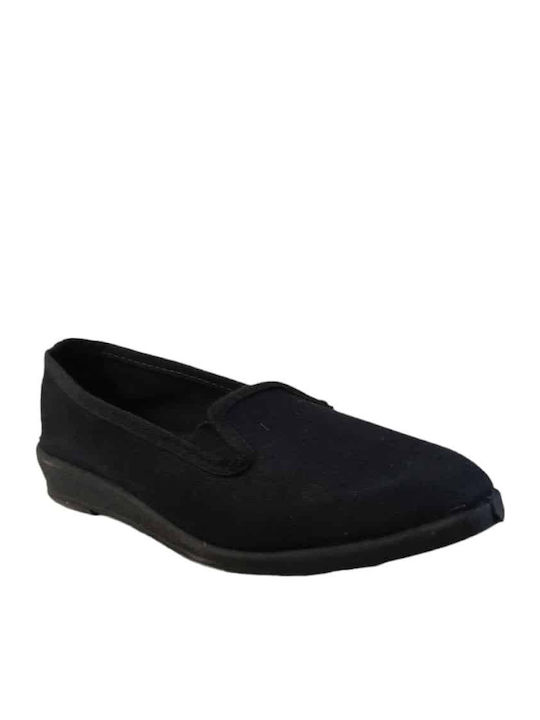 Greek Made Closed Women's Slippers Black