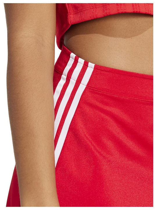 Adicolor 3-stripes С висока талия Мини Пола Betsca/white