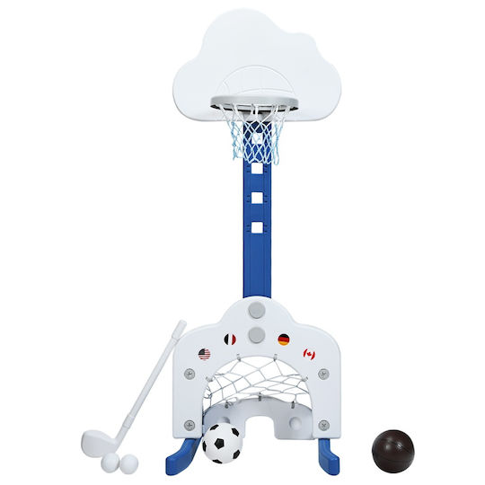Costway Indoor & Outdoor Basketball Hoop with Stand & Ball