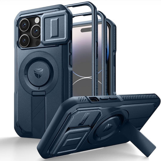 Dexnor 360 Full Cover Μεταλλικό Μπλε (iPhone 14 Pro)