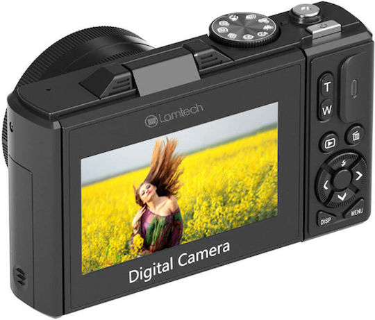 LAM980756 Action Camera 5K with 3" Screen and Wi-Fi Black