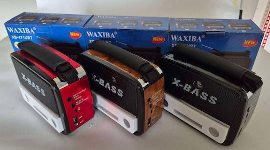 Waxiba XB-471URT Φορητό Ραδιόφωνο Μπαταρίας με USB Μαύρο