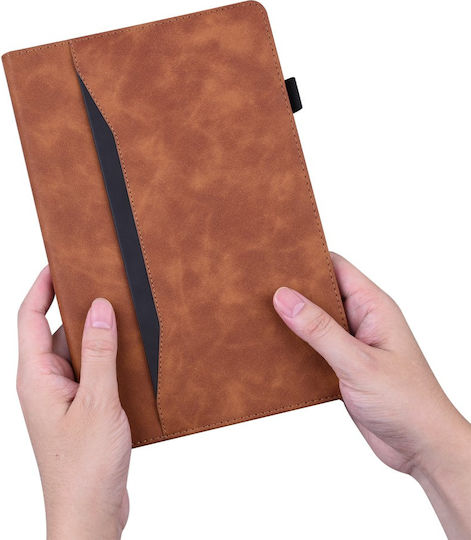 Flip Cover Brown (Samsung Galaxy Tab S10 FE+ Plus)