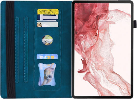Флип капак Син (Samsung Galaxy Tab S10 FE+ Plus)