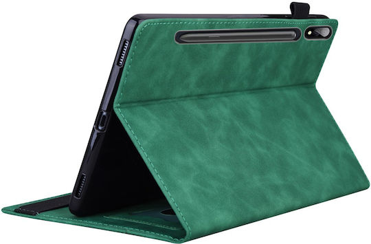 Flip Cover Ανθεκτική Πράσινη (Samsung Galaxy Tab S10 FE, S9 FE, S9, S8, S7)