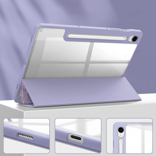 Smartcase Flip Cover Ανθεκτική Μωβ (Samsung Galaxy Tab S9 FE, S10 FE)