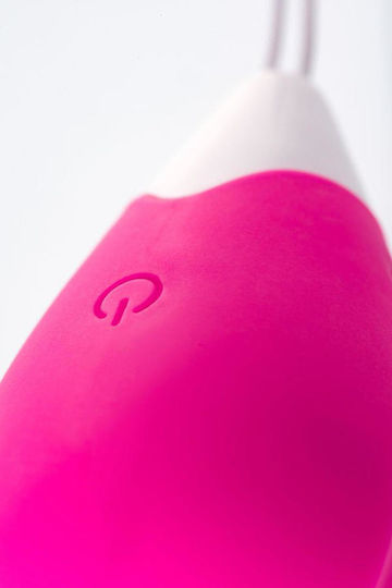 A-toys Egg Vibrator Cu Telecomandă Din Silicon Roz Alb 12 Cm