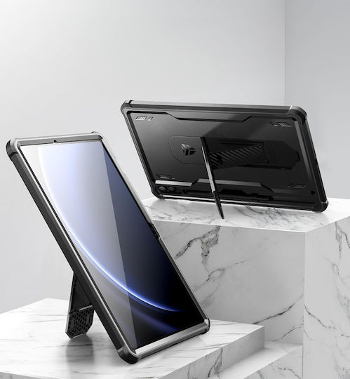 Dexnor Umschlag Rückseite Robust Schware (Galaxy Tab S9 FE+ Plus)