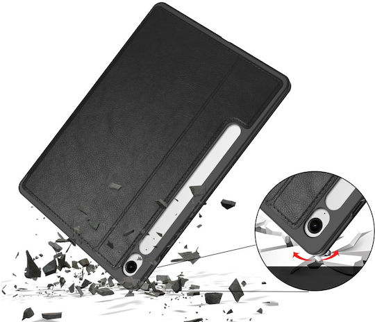 Flip Cover Dauerhafte Schwarze (Samsung Galaxy Tab S10 FE, S9 FE)