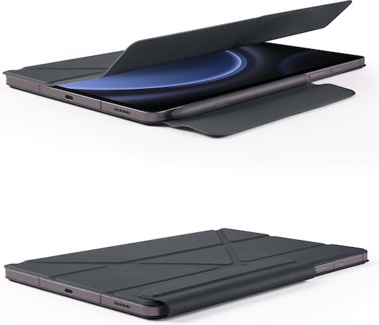 Флип капак Черен (Samsung Galaxy Tab S10 FE, S9 FE, S9)