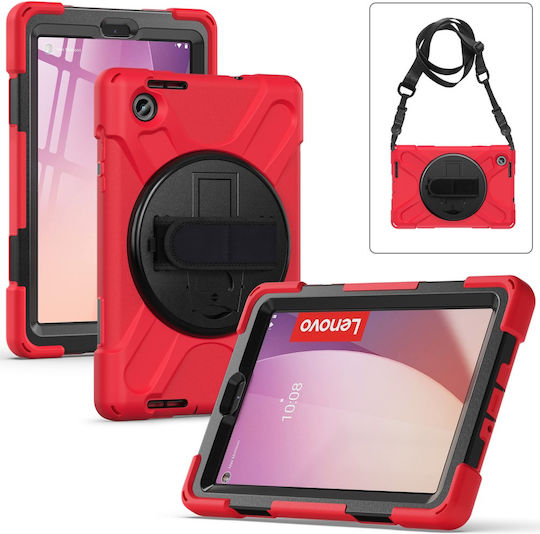 Back Cover Durabilă Pentru Copii Roșie Lenovo Tab M8 Gen 4 TB-300FU