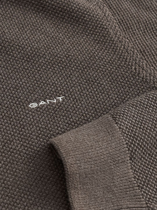 Men's Knitted Cardigan Brown