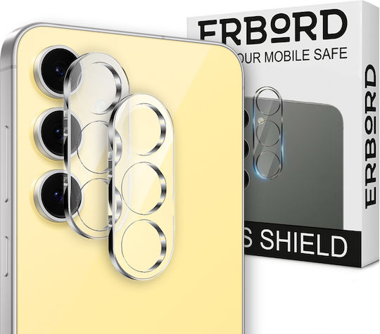 2x Γυαλί Κάμερα Erbord Samsung Galaxy S24 Fe Διαφανές