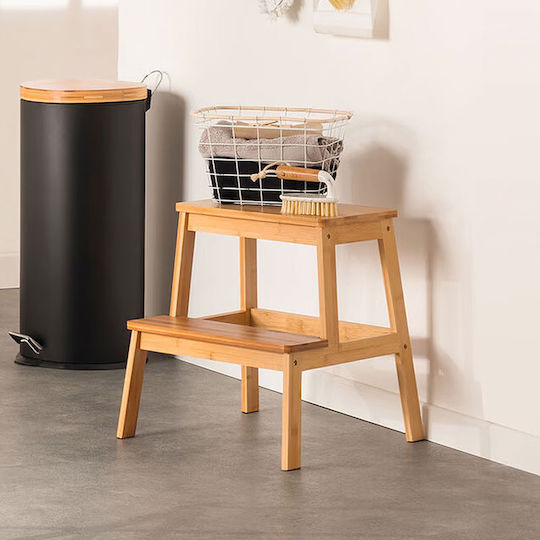 Kitchen Stool MOD Premium Series Bamboo Beige 43.5x43.5x46.6cm