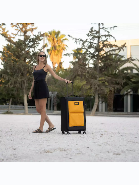 Newcom Βαλίτσα Μεγάλη Yellow Newcom Βαλίτσα Μεγάλη Yellow