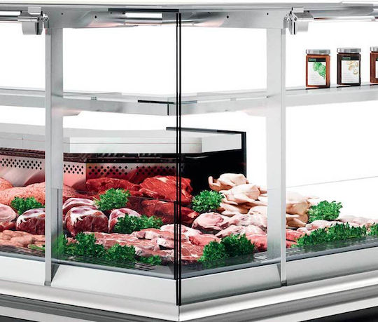 Infrico Meat Display Case VBC 25 RCP H129xW250xD115cm
