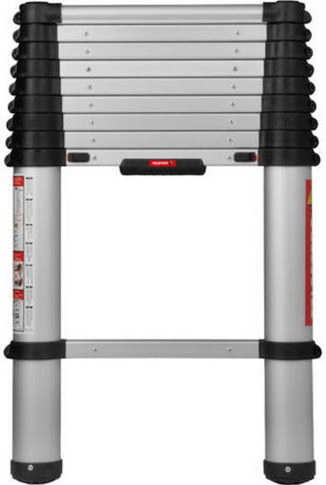 Telesteps Telescopic Ladder Aluminum 9 of Steps with Maximum Height 3m Eco Line 430494