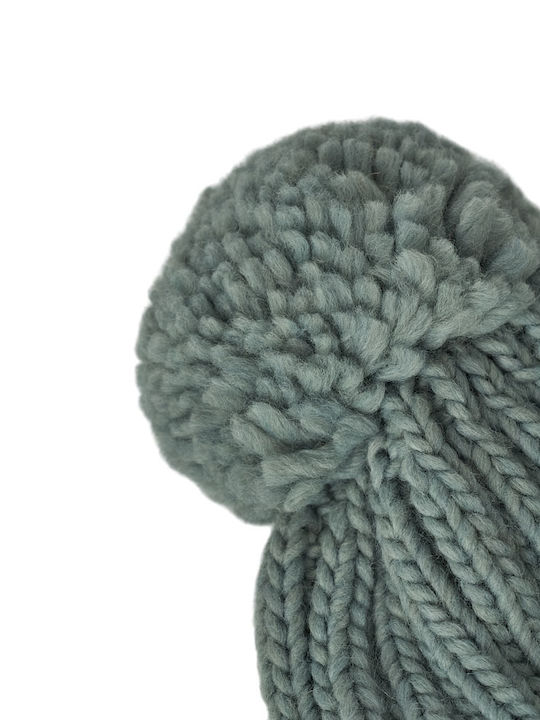 Semiury Beanie Ανδρικός Σκούφος Πλεκτός σε Γαλάζιο χρώμα