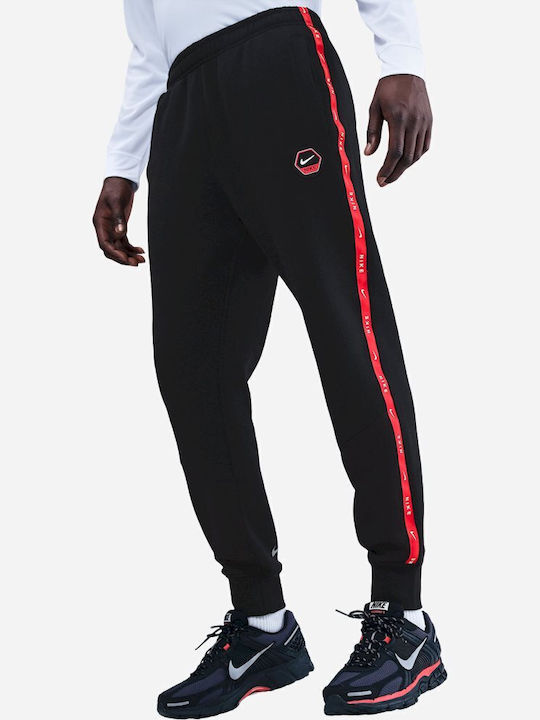 Sportswear Club Παντελόνι Φόρμας με Λάστιχο Μαύρο
