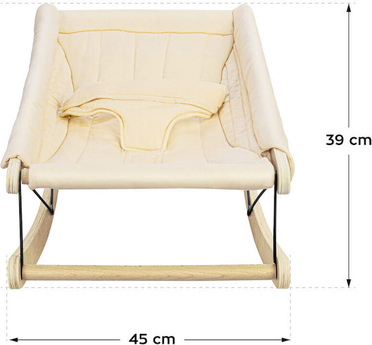 Tulano Manual Baby Relax Swing Moon Beige for Child up to 9kg