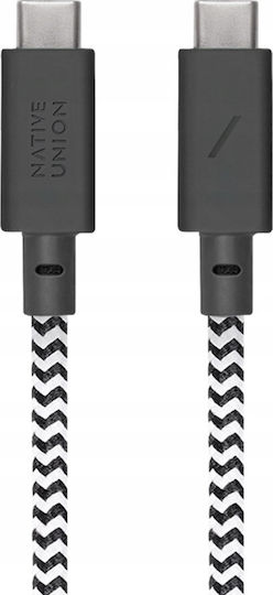 Native Union USB 2.0 Cable USB-C male - USB-C 240W Μαύρο 1.8m
