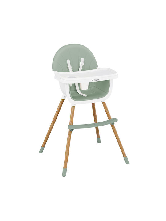Tulano Morsel Baby Highchair with Adjustable Height Green
