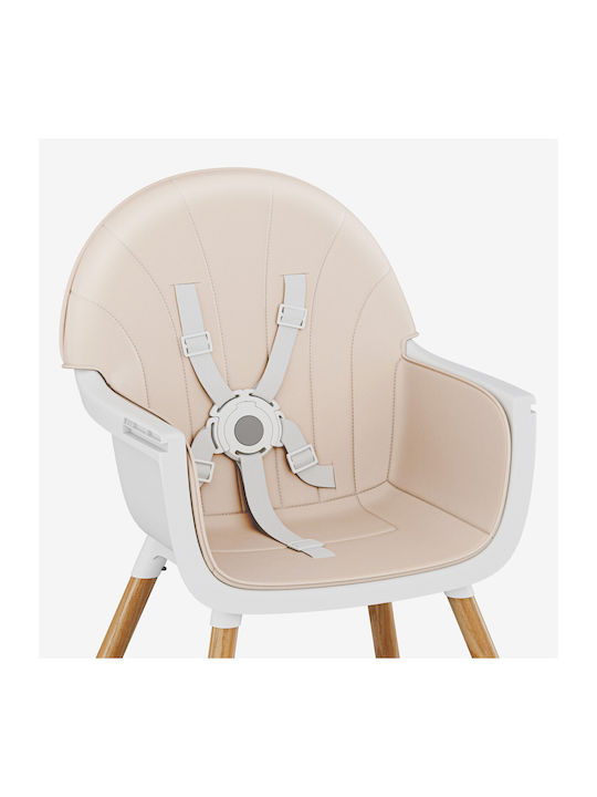 Tulano Morsel 2 in 1 Beige Baby Highchair