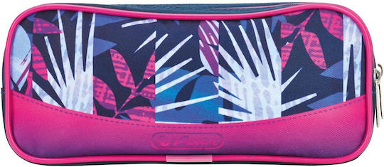Herlitz Pencil Case with 2 Compartments Blue