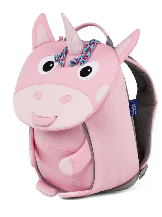 Affenzahn Rucksack Schulranzen Kindergarten Rosa mit Flaschenhalter