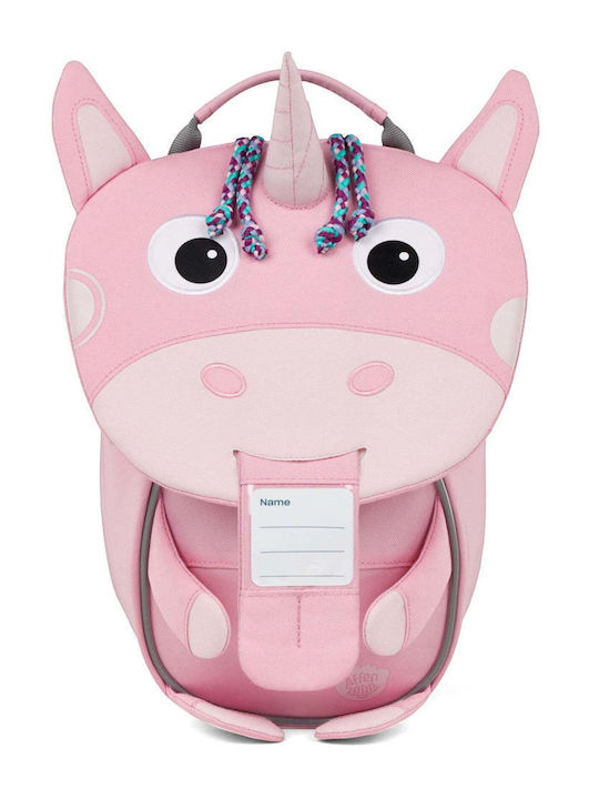 Affenzahn Rucksack Schulranzen Kindergarten Rosa mit Flaschenhalter
