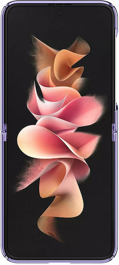 Erbord Back Cover Plastic Purple for Galaxy Z Flip3
