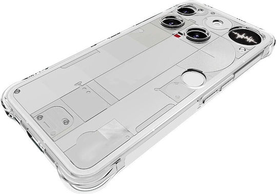 Wanlonfeng Wl Series Umschlag Rückseite Silikon Transparent (Nothing Phone (3))