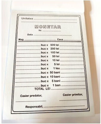 Monetary A6 Size Portrait Orientation Различни формуляри 100 Листа