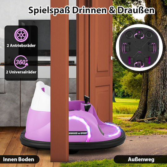 Kinder Auto Einsitzer mit Fernbedienung 12 Volt Rosa