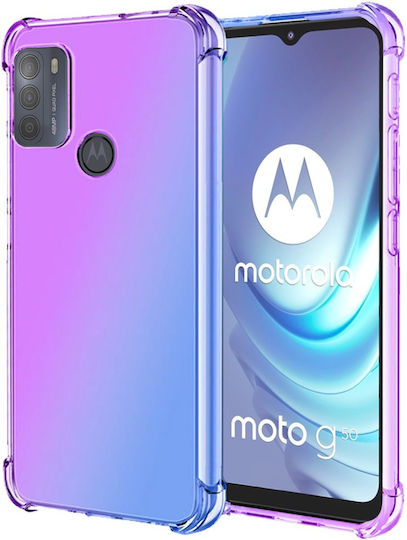 Erbord Back Cover Silicon Violet Pentru Moto G50