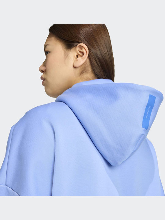 Z.n.e. Fz Women's Sweatshirt Jacket Hooded Blue