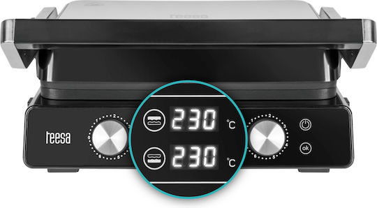 Teesa Sandwich Maker Grill 2000W Inox