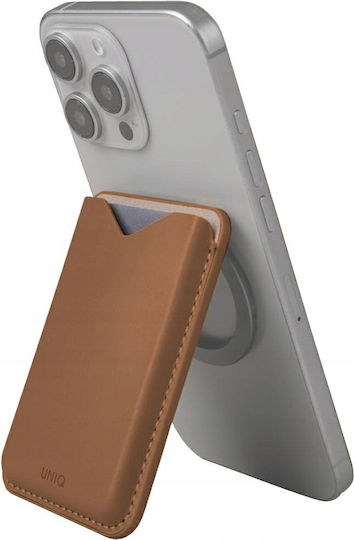 Uniq MagSafe Θήκη Καρτών Lyden σε Καφέ χρώμα