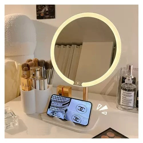 Schminkspiegel mit Licht Weiß